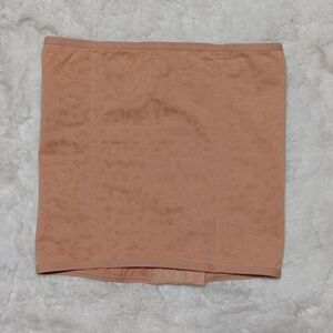 Victoria's Secret Curves nude leopard print shapewear corset trimmers sz small